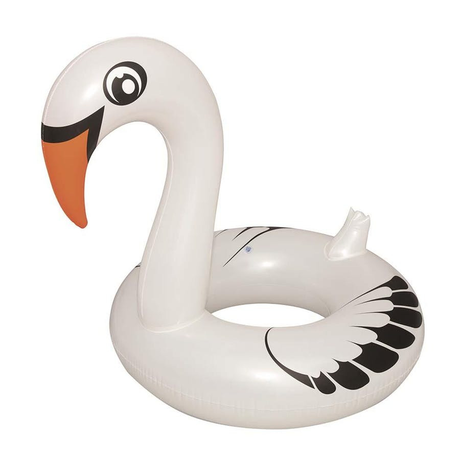 Boia Tipo Cisne Perolado Branco com Abertura - Mor