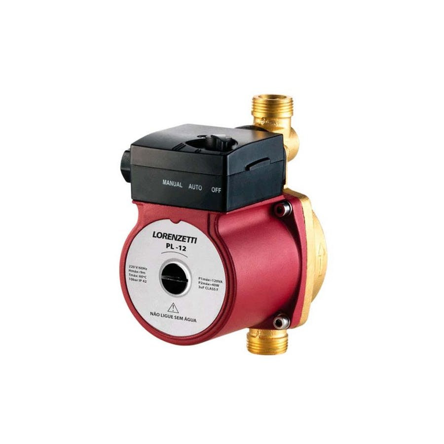 Pressurizador de Agua Pl12 (12mca) 220v - Lorenzetti
