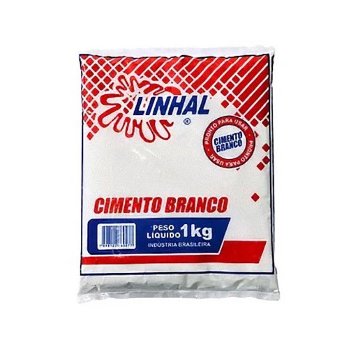 Cimento Branco 1kg Linhal