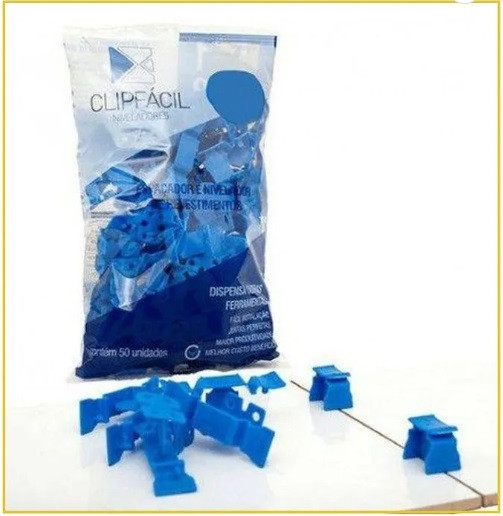 Clips Facil 1,5mm - Pacote 50 Peças