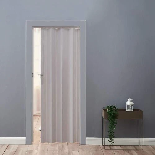 Porta Sanfonada 80cm Cinza - Vitesse 