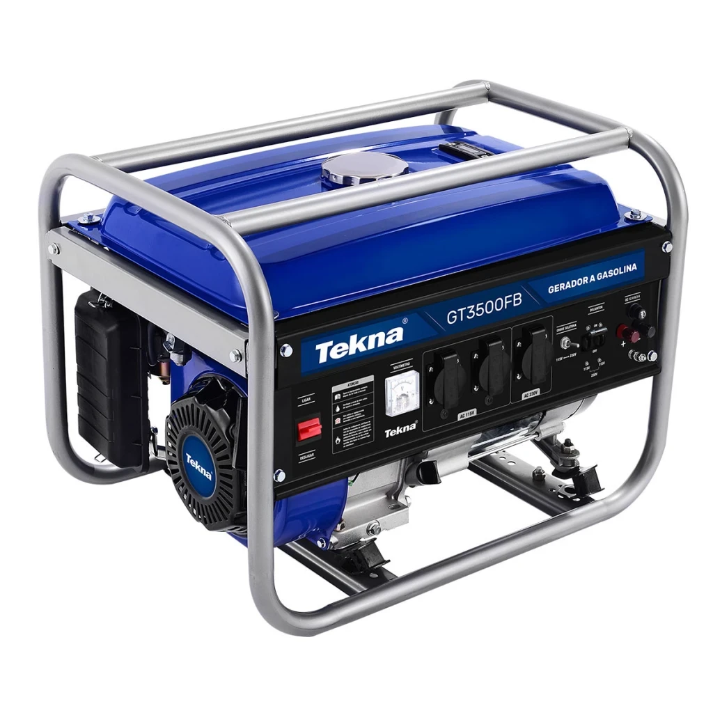 Gerador a Gasolina 3.1kva 3100w Mono 4t 115/230v Tekna
