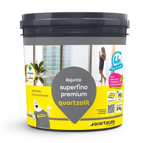 Rejunte Superfino Premium Marrom Tabaco 2kg - Quartzolit