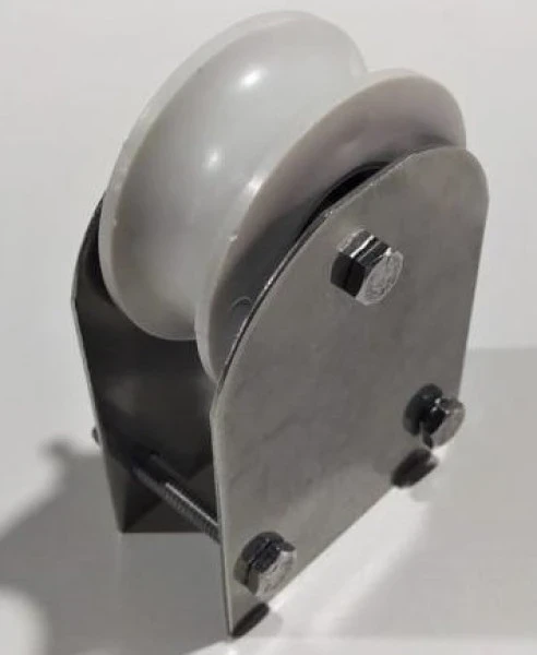 Portão - Roldana Nylon C/chapa Inox