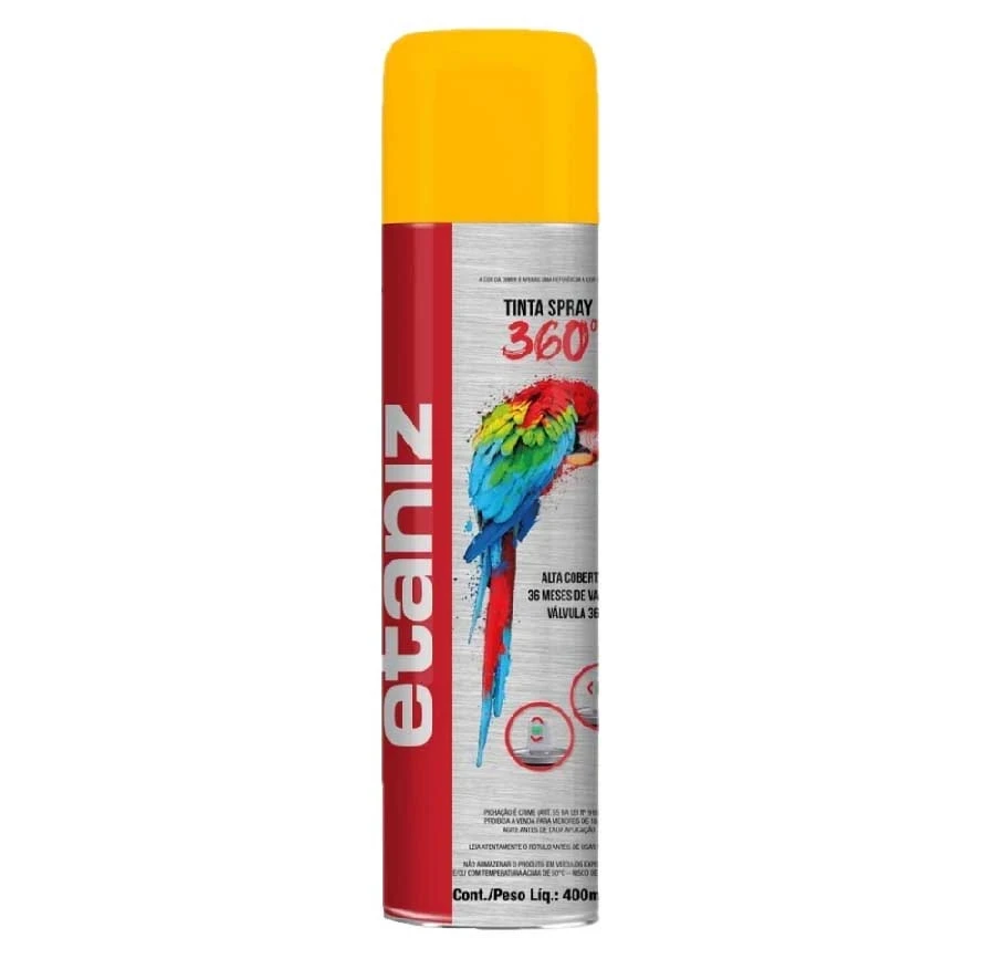 Spray 400ml Amarelo Etaniz