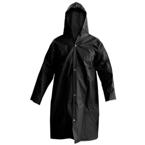 Capa de Chuva Forrada G Preta C/manga - 24821
