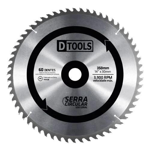 Serra Circular com Vídea 14'' 60 Dentes - Dtools