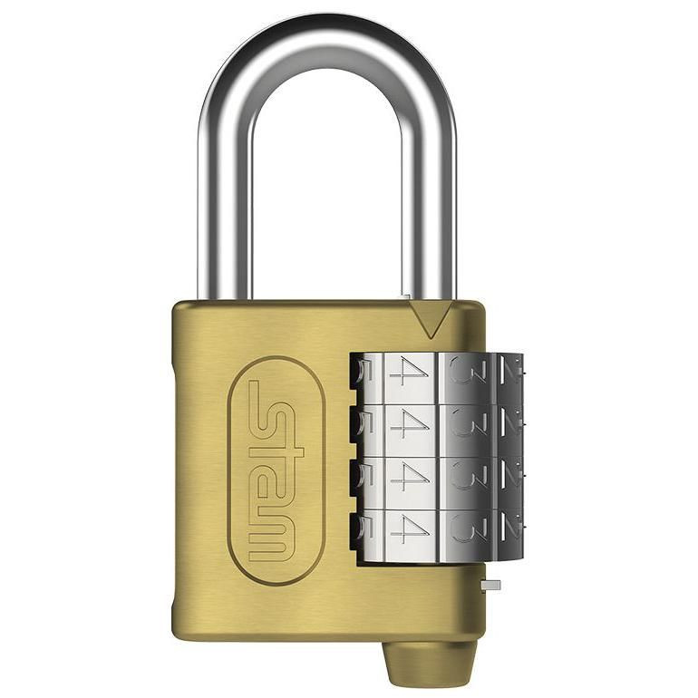 Cadeado Segredo Stam 40mm Latonado 605 - Stam