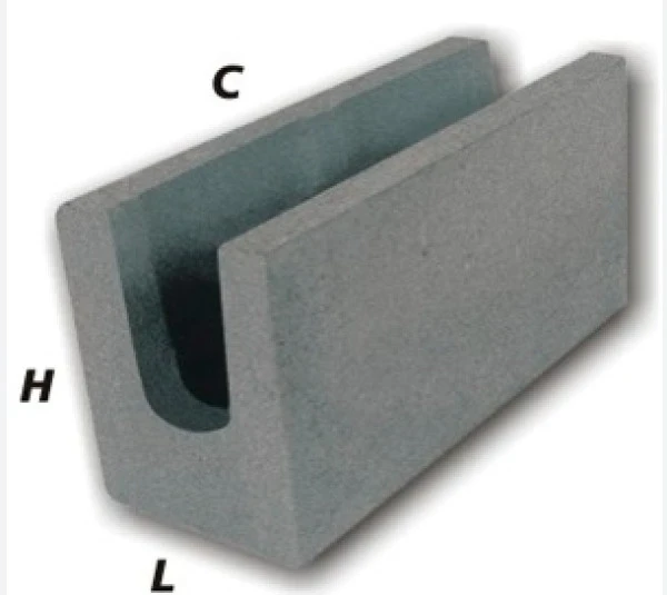 Bloco Estrutural Canaleta