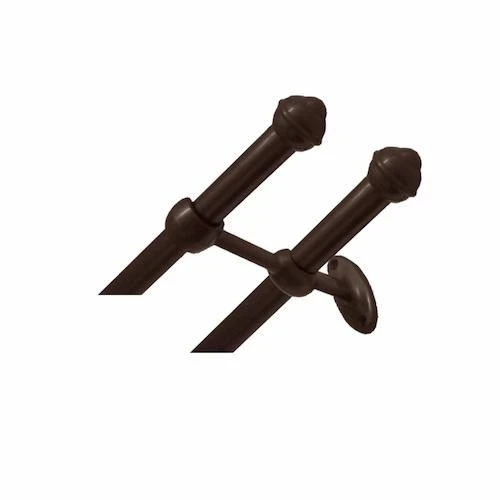 Kit P/cortina Duplo 2m Imbuia - 17714
