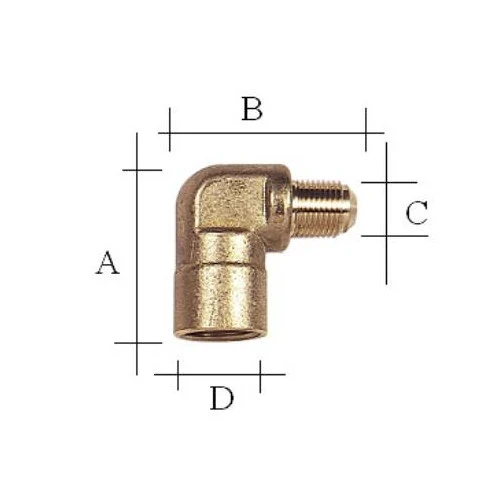 Jackwal Joelho 1/2 Bsp X Tc 3/8 - 002701