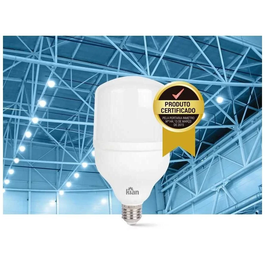 Lampada Power Led Kian Alta Potencia 50w Biv 6500k