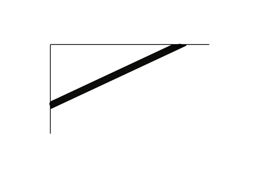 Cantoneira Dtools Mao Francesa Refor 27cm Preto