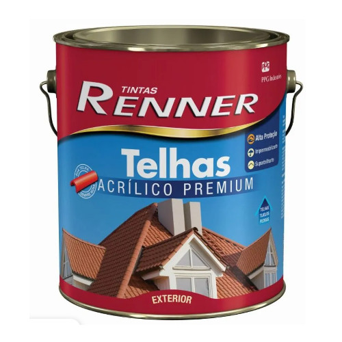 Tinta Telhas Cinza Claro 3,6 Litros Renner