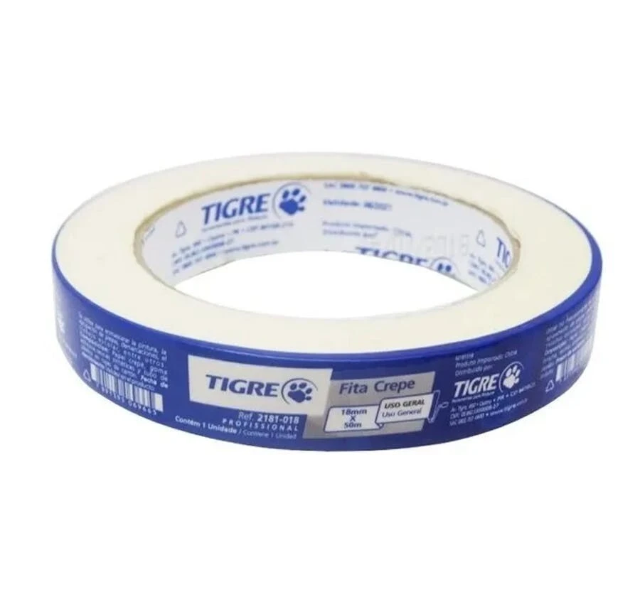 Fita Crepe 18mmx50mt Tigre