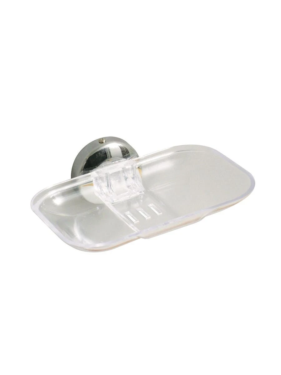 Saboneteira Plastica Ret Cristal Standar