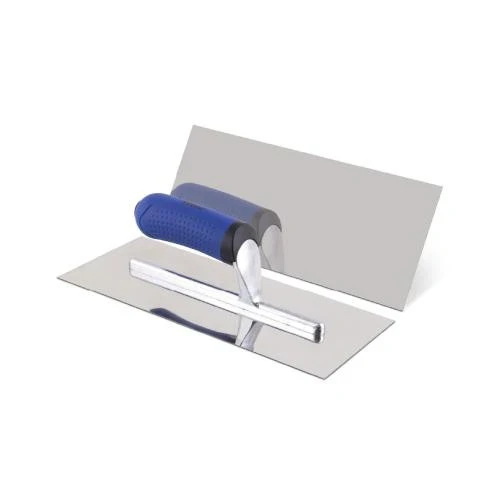 Desempenadeira Aço Inox Lisa com Cabo Emborrachado 12 X 28cm - Roma