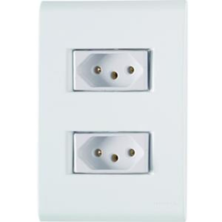 Conjunto Tomada 4x2 2p+t 10a 250v - Tramontina