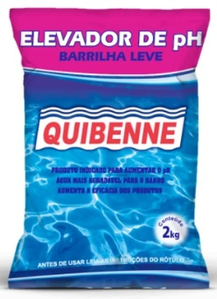 Elevador de Ph (barrilha Leve) 2kg Quibenne