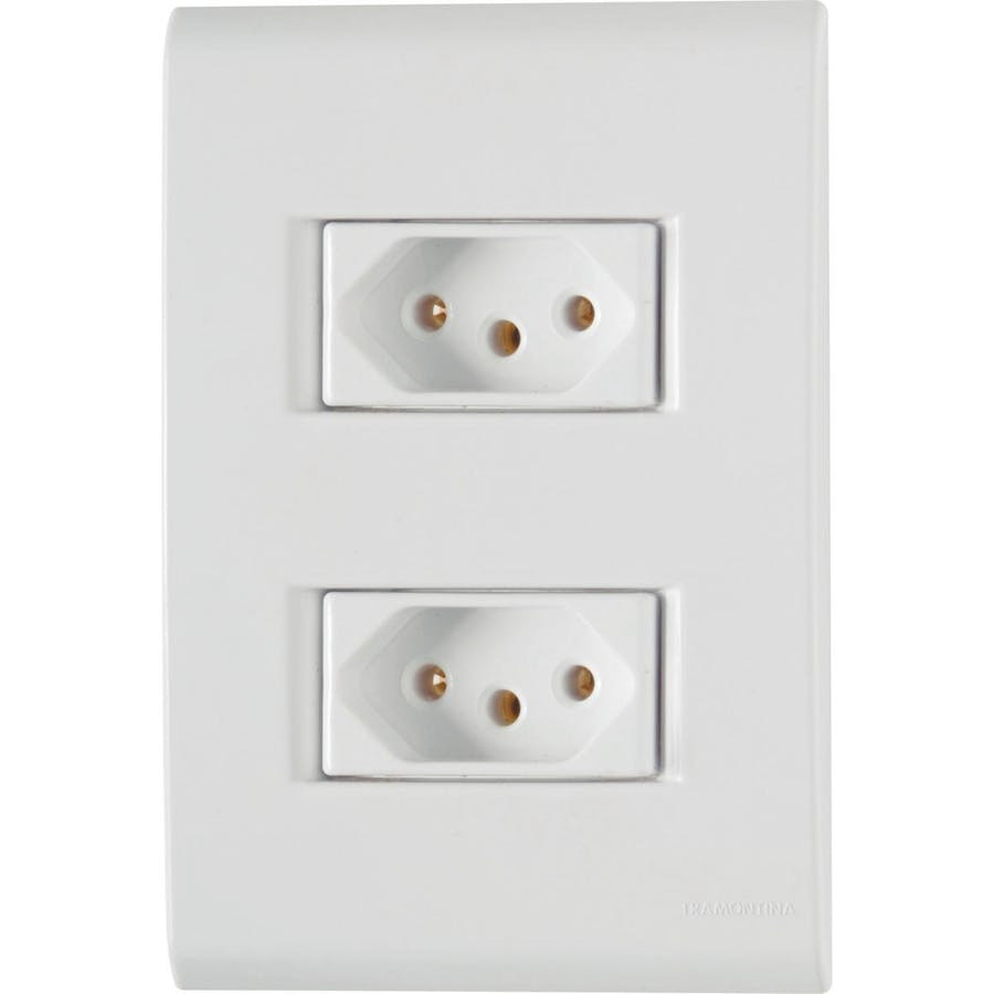 Conjunto 4 X 2 2 Tomadas 2p + T250v/ 10a - Tramontina