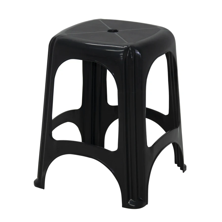 Banqueta Tramontina Pvc Niterói  *preta*