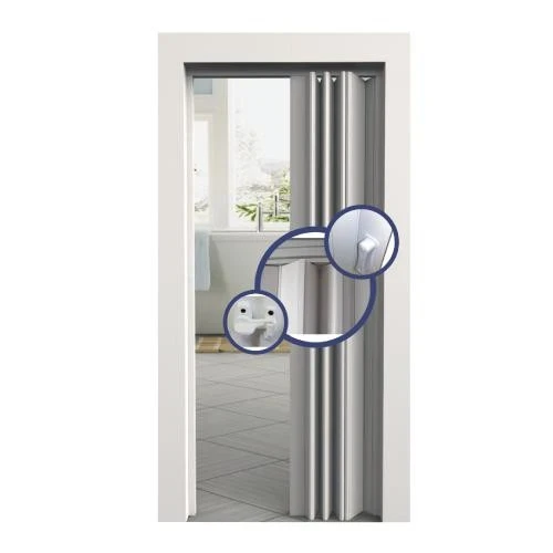 Porta Sanfonada 70cm Bege Vitesse