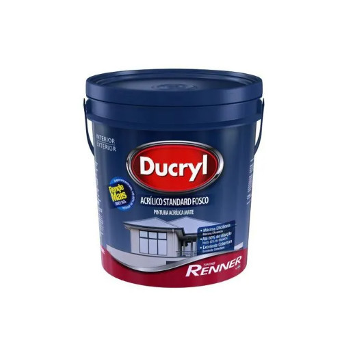 Tinta Acrílico Ducryl Semibrilho Pêssego 18lt Renner