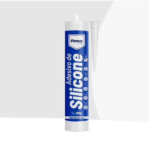 Adesivo Silicone Firmex 260g Transparente