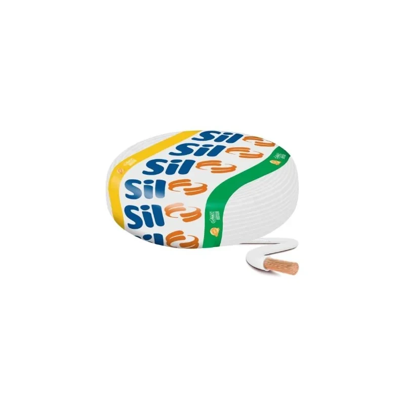 Rolo 50m Cabo Flexivel 750v  1,5mm - Branco