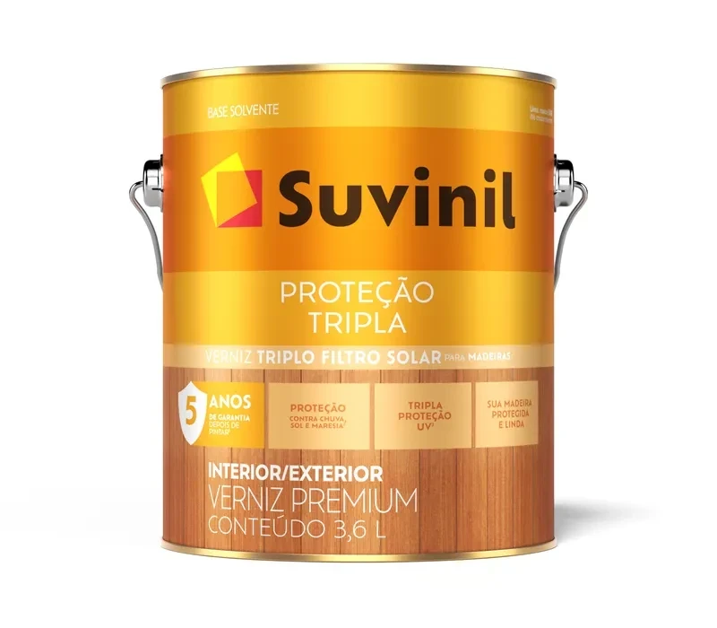 Verniz Suvinil Filtro Solar Brilhante Mogno 3,6l