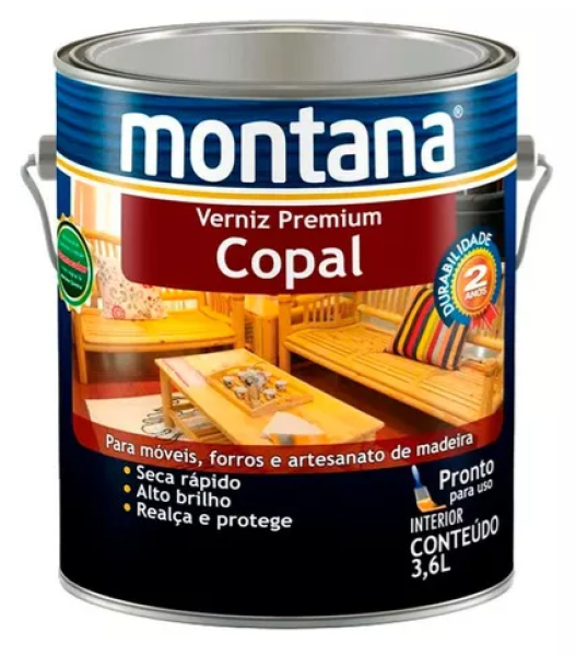 Verniz Copal Brilhante 3,6l Montana