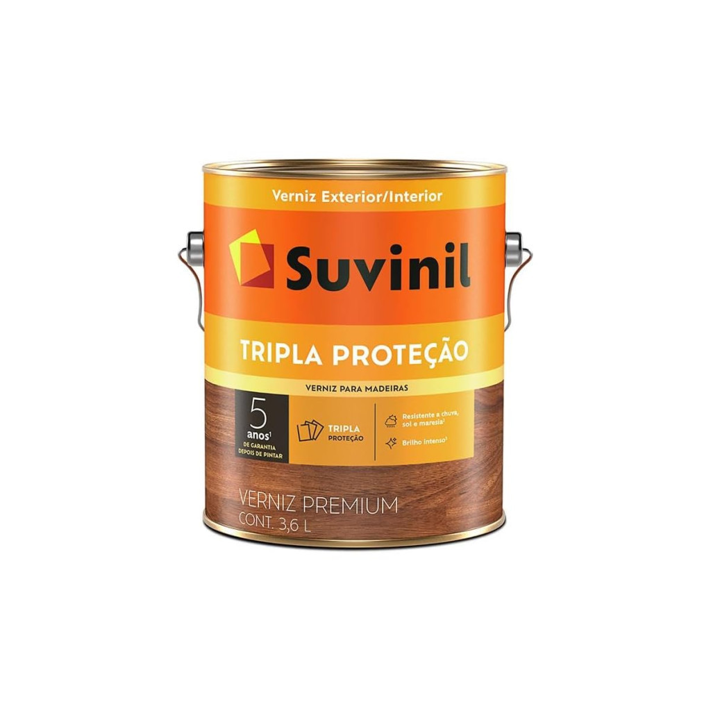 Verniz Triplo Filtro Solar Brilhante 3,6l Suvinil