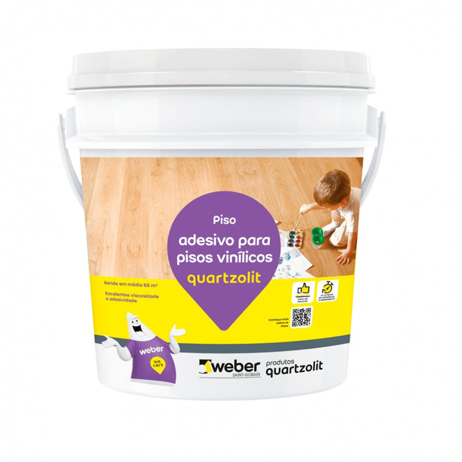 Adesivo para Pisos Vinílicos 4kg - Quartzolit