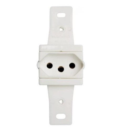 Tomada 2p+t Nbr 10a/20a Branco Tramontina