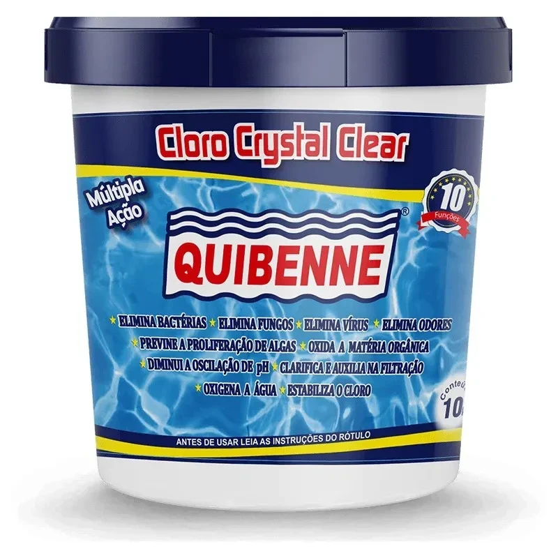 Cloro Crystal Clear 10 Kg Quibenne