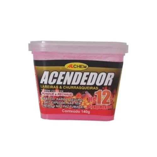 Acendedor de Lareira e Churrasqueira 140 Gramas - Allchem