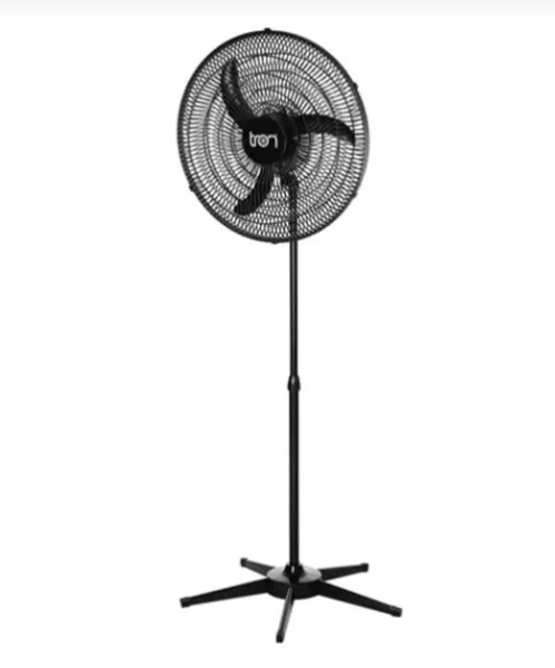 Ventilador Pedestal Oscilante Preto 6p 50cm Bivolt Tron