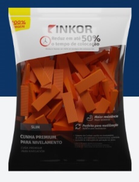 Cunha P/ Clips Plus Inkor - Pacote de 50 Peças