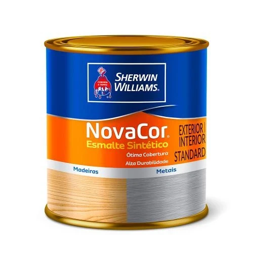 Tinta Esmalte Novacor Alto Brilho Vermelho Chassi - 225ml - Sw