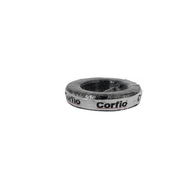 Fio Flexivel 2,50mm Preto Rolo 25m
