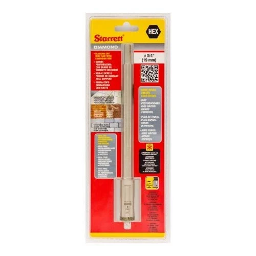 Serra Copo Diamantada 19mm X 3/4'' - Starrett
