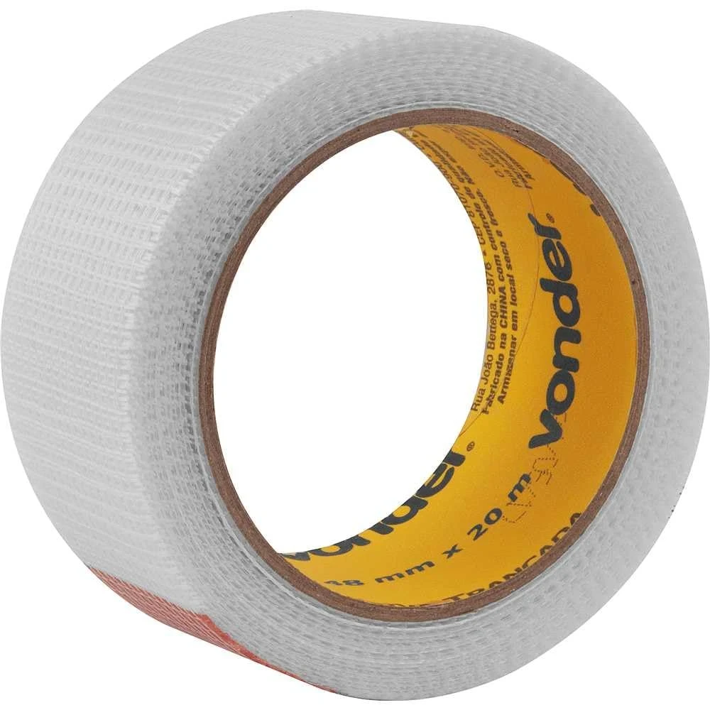 Vonder, Tela Adesiva Trançada para Drywall 48 Mm X 20 M.