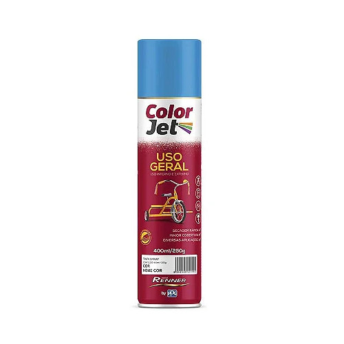 Tinta Spray Color Jet Azul 400ml Renner