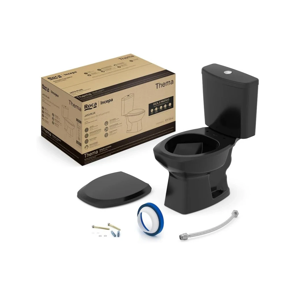 Bacia Kit Thema Preto Incepa