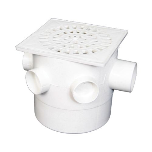 Caixa Sifonada Quadrada 100 X 100 X 50mm - Plastipan