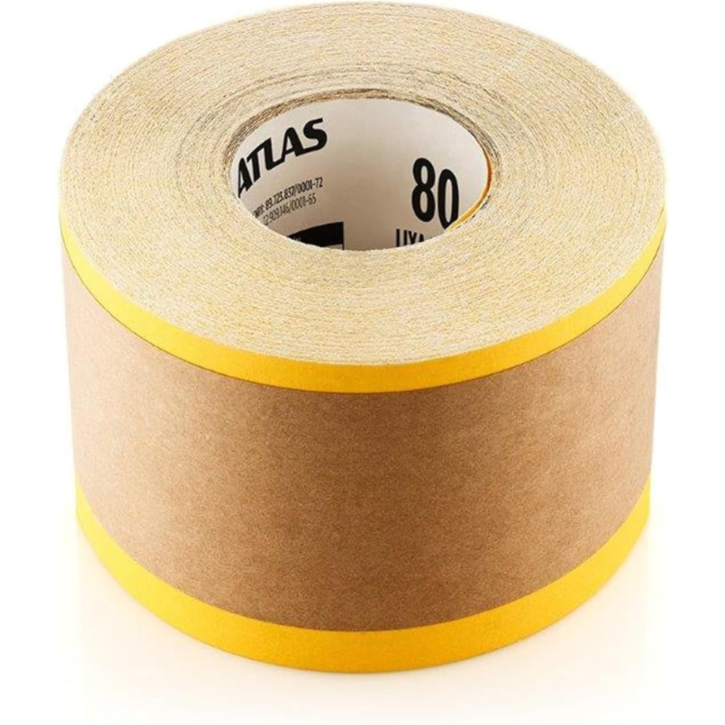 Lixa de Papel em Rolo Grão 150 - Atlas Venda Por Metro