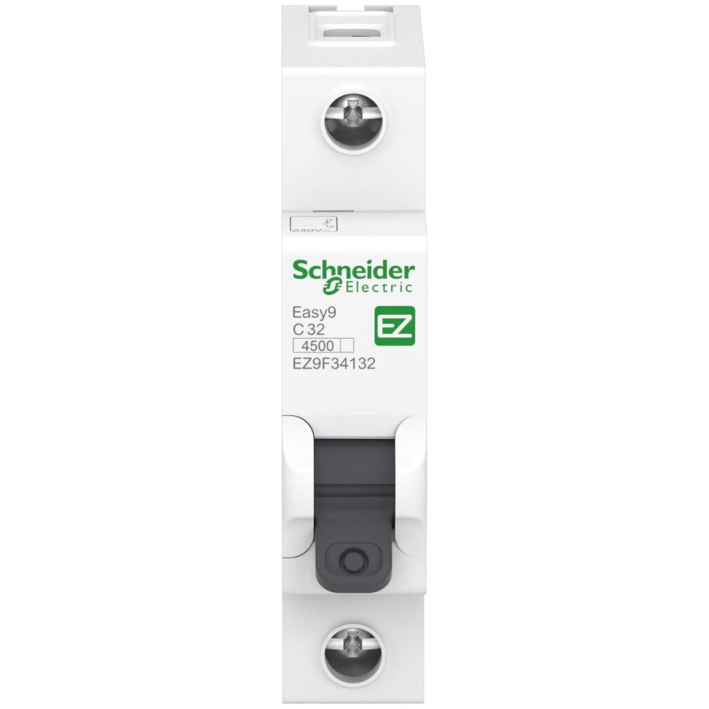 Disjuntor Easy9 1p 63a Curva C - 3000a Easy9 Schneider Electric Branco