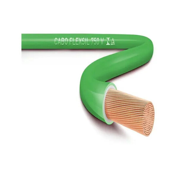 Cabo Flexível 2,5mm² com 25 metros 750V Verde - SIL