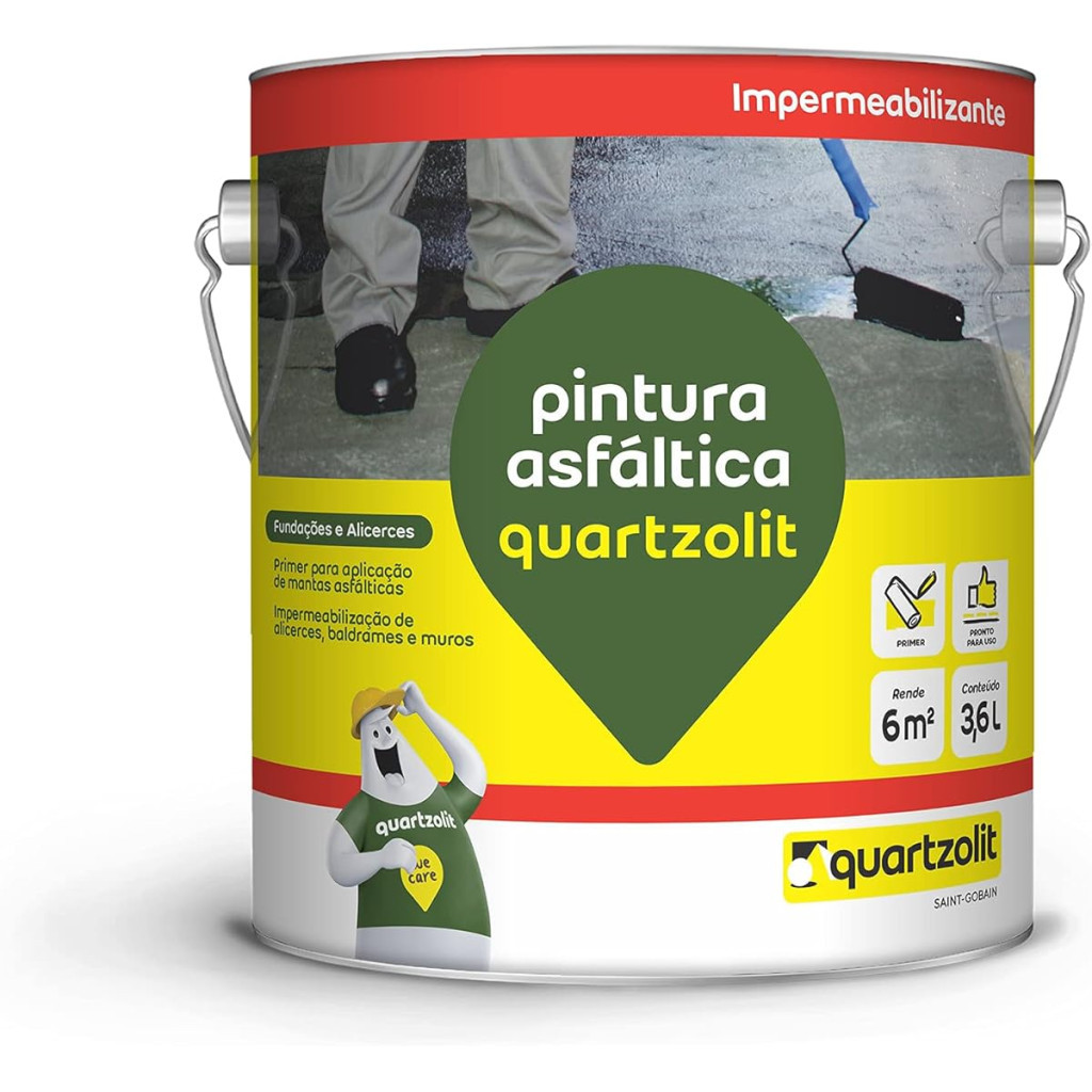 Pintura Asfaltica Quartzolit 3.6l
