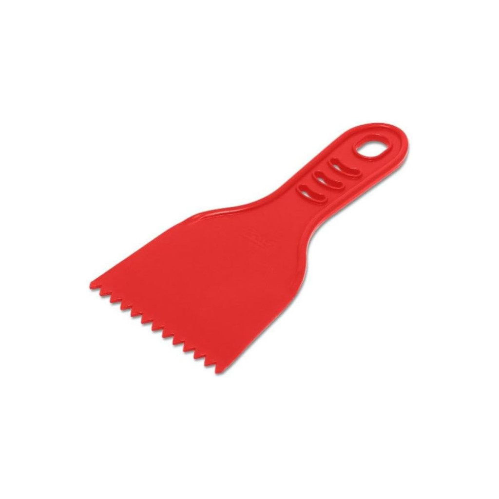 Espátula Plástica Roma Dentada com Cabo 8cm
